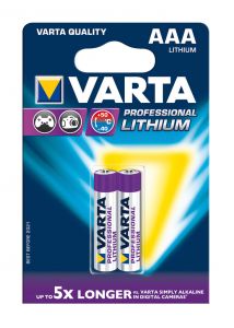 Varta Lithium Proff.1,5V AAA ZB/2**