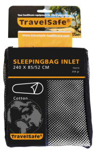 TravelSafe Sleepingbag Inlet Cotton 1 pers. MUMMY